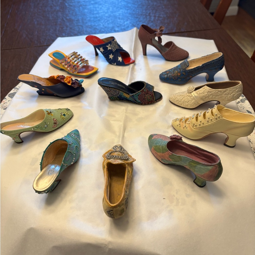 Just The Right Shoe Multicolor Heels Collection